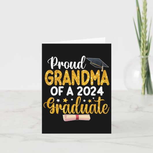 Oma van een 2024 Afstuderen CL van 2024 Afstuderen Kaart (Voorkant)