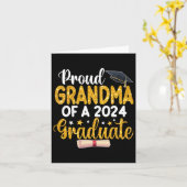 Oma van een 2024 Afstuderen CL van 2024 Afstuderen Kaart (Gele Bloem)