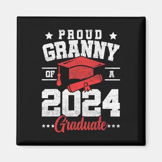 Oma van een CL van 2024 Afstuderen senior Afstuder Magneet (Voorkant)