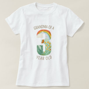 Oma van een driejarige Natuur minnaar T-shirt