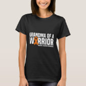 Oma van een krijger MS Multiple Sclerosis Awarene T-shirt (Voorkant)