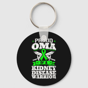 Oma van een nierziekte Warrior Awareness Oma Sleutelhanger
