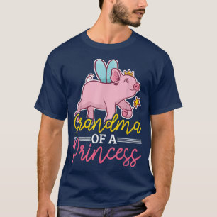 Oma van een prinses met een varken t-shirt