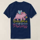 Oma van een prinses met een varken t-shirt (Design voorkant)