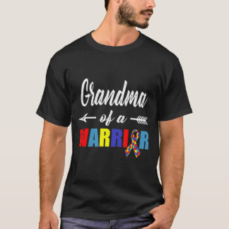 Oma van een Warrior Autistic Grandma Awareness T-shirt
