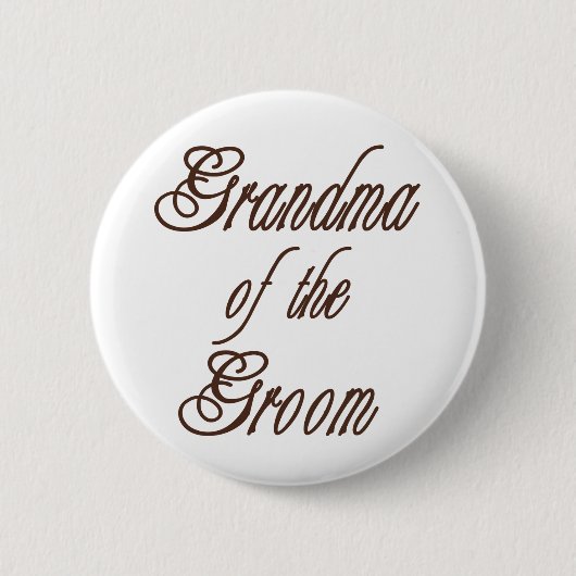 Oma van Groom Classy Browns Ronde Button 5,7 Cm (Voorkant)