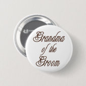 Oma van Groom Classy Browns Ronde Button 5,7 Cm (Voorkant /achterkant)