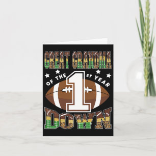 Oma van het 1e jaar Down Football 1e bi Kaart
