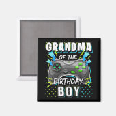 Oma van het Birthday Boy Matching Video Game Magneet (Voorkant / Achterkant)