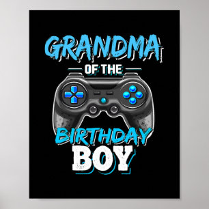Oma van het Birthday Boy Matching Video Game Poster