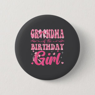 Oma van het jarige meisje Familie Nk Coquette Bo Ronde Button 5,7 Cm