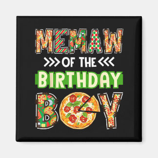 Oma van het jongetje verjaardag jongen pizza liefh magneet