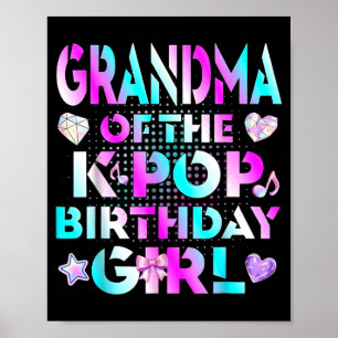 Oma van het Kpop-familie verjaardagsmeisje Matchin Poster