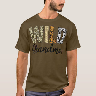 Oma van het Wild One Zoo Birthday Safari Oerwoud T-shirt