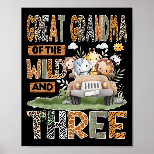 Oma van het Wilde & Amp; Drie 3e verjaardag Poster (Voorkant)
