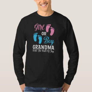 Oma van meisje of jongen zal vol blijdschap zijn G T-shirt