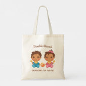 Oma van Twins Baby Boy and Girl Tote Bag (Achterkant)