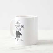 Oma van Twins Cute Beer Koffiemok (Voorkant links)