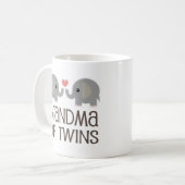 Oma van Twins Cute Matching Koffiemok (Voorkant links)