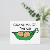 Oma van Twins Pod Briefkaart (Staand voorkant)