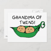 Oma van Twins Pod Briefkaart (Voorkant / Achterkant)