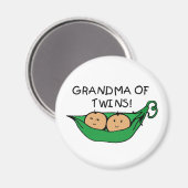 Oma van Twins Pod Magneet (Voorkant / Achterkant)
