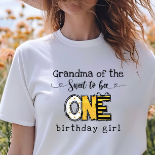 Oma van Zo lief om één bloemige verjaardag te zijn T-shirt