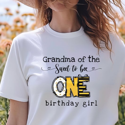 Oma van Zo lief om één bloemige verjaardag te zijn T-shirt