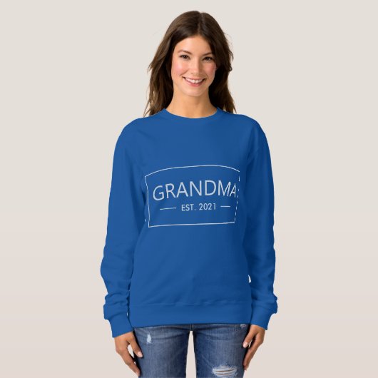 Oma Vastgestelde datum Sweatshirt (Voorkant volledig)