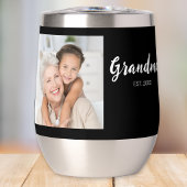 Oma Vastgestelde Script Foto Zwart