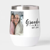 Oma Vastgestelde Zwarte Script Foto (Achterkant)