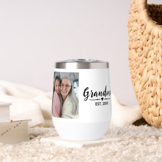 Oma Vastgestelde Zwarte Script Foto (Woonkamer (Gedraaid)  )