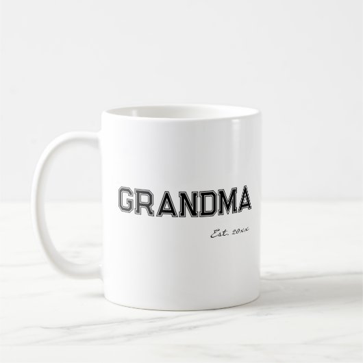 'Oma' Verjaardag Vaderdag Cadeau Koffiemok (Links)
