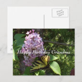 Oma verjaardagsansichtkaart briefkaart (Voorkant / Achterkant)