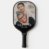 Oma Vestigde Leuke Moderne Foto Pickleball Paddle (Achterkant)