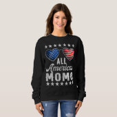 Oma Vierde juli Vrouwen Alle Amerikaanse Momo Trui (Voorkant volledig)