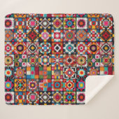 Oma Vierkant Haakpatroon Deken Print  (Voorkant (horizontaal))