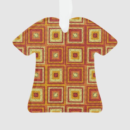 Oma vierkant patroon ornament (voorkant)