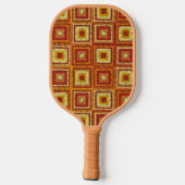 Oma vierkant patroon pickleball paddle (Achterkant)