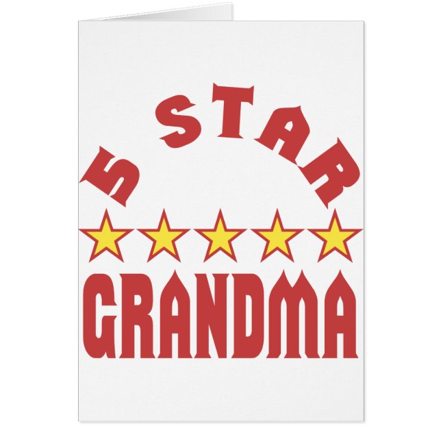 Oma vijf sterren (Voorkant)