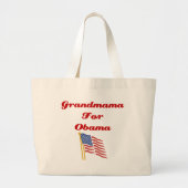 Oma voor Obama Canvas tas (Voorkant)