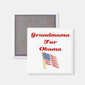 Oma voor Obama Magnet (Voorkant / Achterkant)