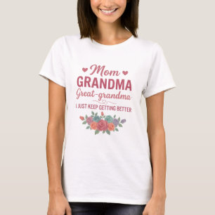 Oma voor vrouwen Moeder Oma Oudouma T-shirt