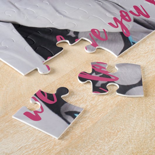 Oma, we houden van je, foto legpuzzel (Zijkant)