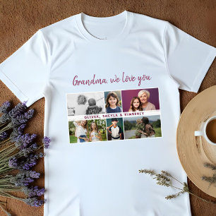 Oma we houden van je Kleinkinderen 6 Foto Collage Trui