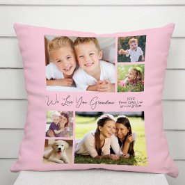 Oma, we houden van je roze foto kussen