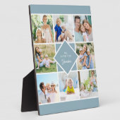 Oma We Love You 8 Fotocollage Plaque Fotoplaat (Zijkant)