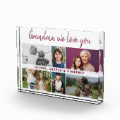 Oma we love you Kleinkinderen 6 Fotocollage Fotoblokken (Rechts)