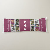 Oma we love you Kleinkinderen 6 Fotocollage Lichaamskussen (Achterkant)