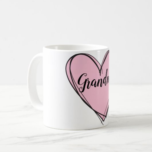Oma weer koffiemok (Voorkant links)